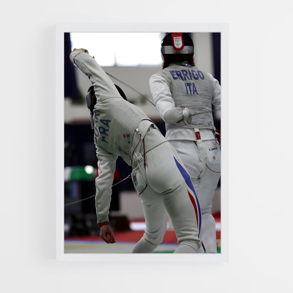Poster World de cup – affiche Escrime (vue 3)